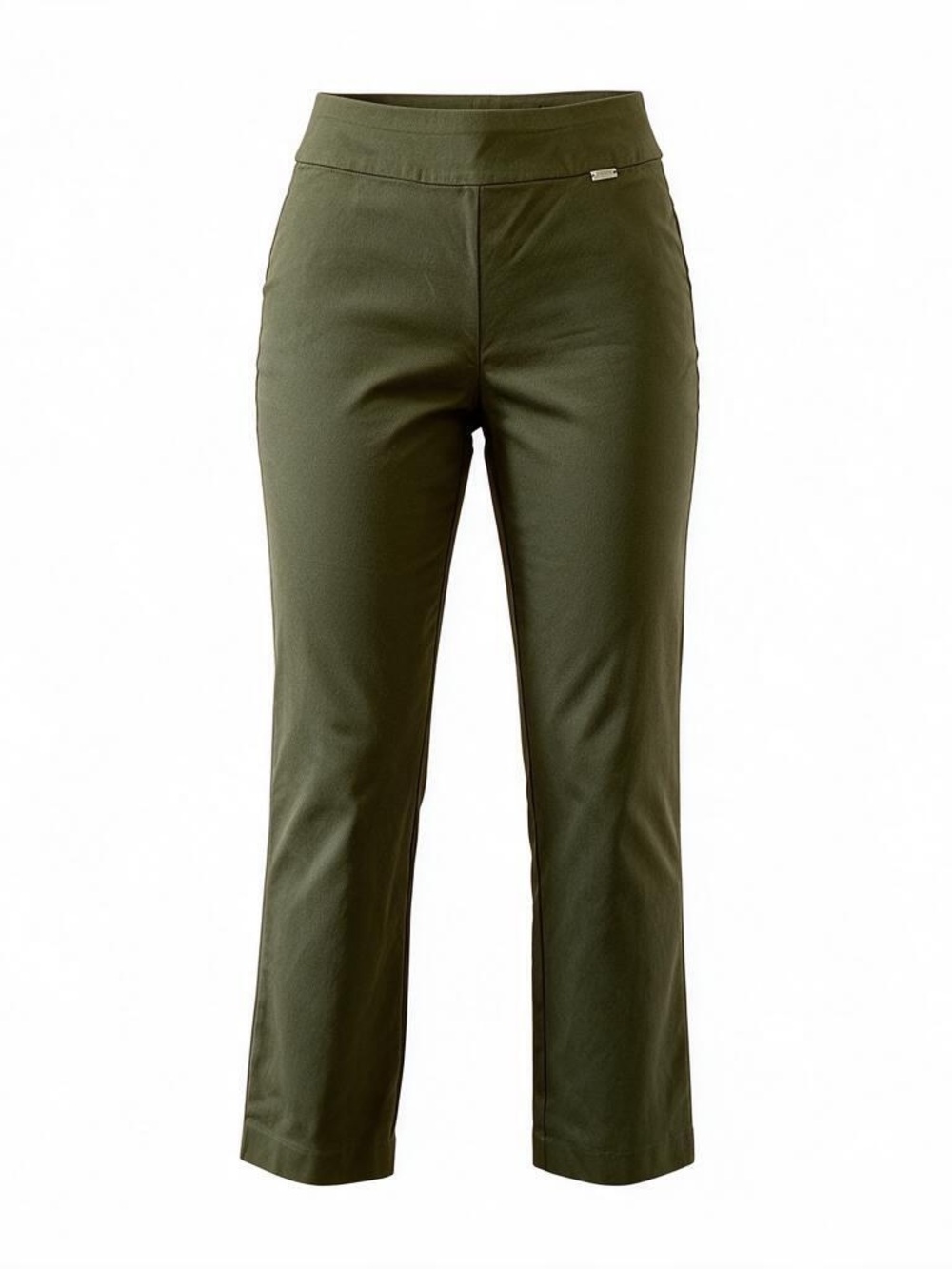 I.N.C. International Concepts Women’s Green Pull-on Straight Leg Pants Size 14